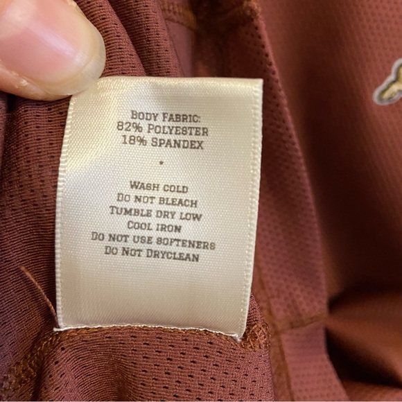 Tracksmith Mens Van Cortlandt Long Sleeve Running Shirt Rust Red - Small - Picture 6 of 10